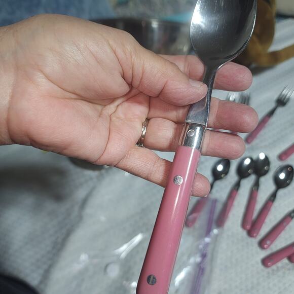 WF EUC 29 PIECE MARDI GRAS HEAVY DUTY FLATWARE SERVICE - Picture 6 of 7